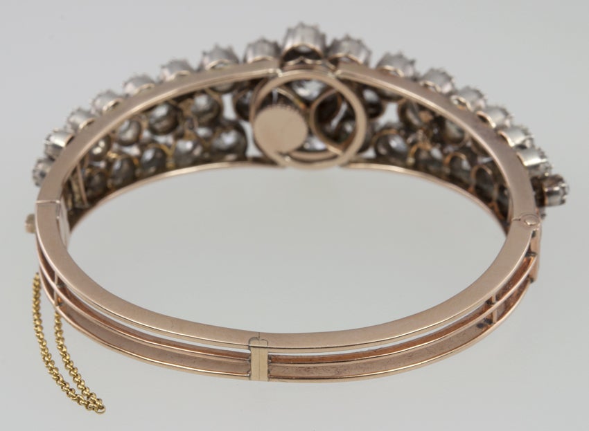 Old European Cut Diamond Bracelet and Ring Set 7
