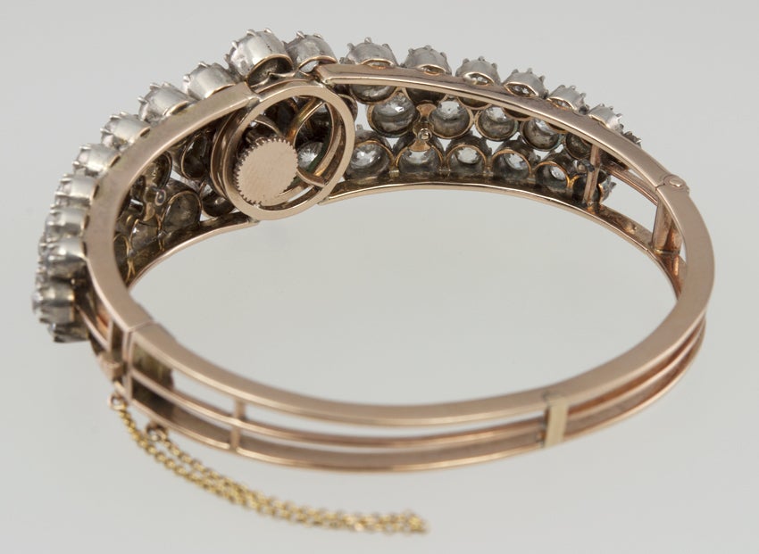 Old European Cut Diamond Bracelet and Ring Set 5