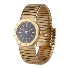 BULGARI Lady
s Yellow Gold Tubogas Wristwatch
