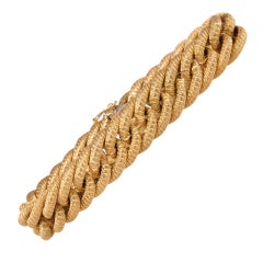 Gold Curb Link Bracelet