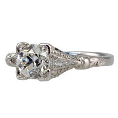 Old European Cut Diamond .75ct Ring