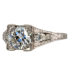 Diamond .94ct Engagement Ring