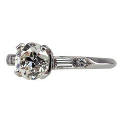 Diamond 1.10ct Solitaire Ring