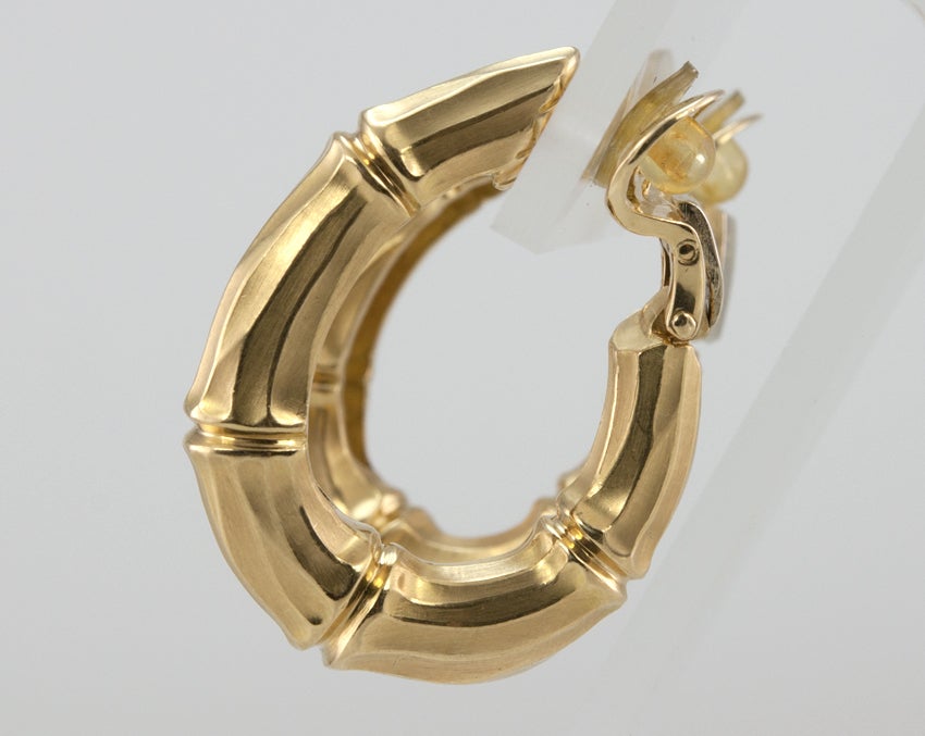 CARTIER Bamboo Hoops 2