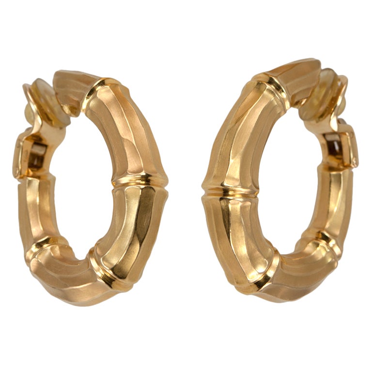 CARTIER Bamboo Hoops