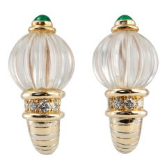 BOUCHERON Crystal Earrings