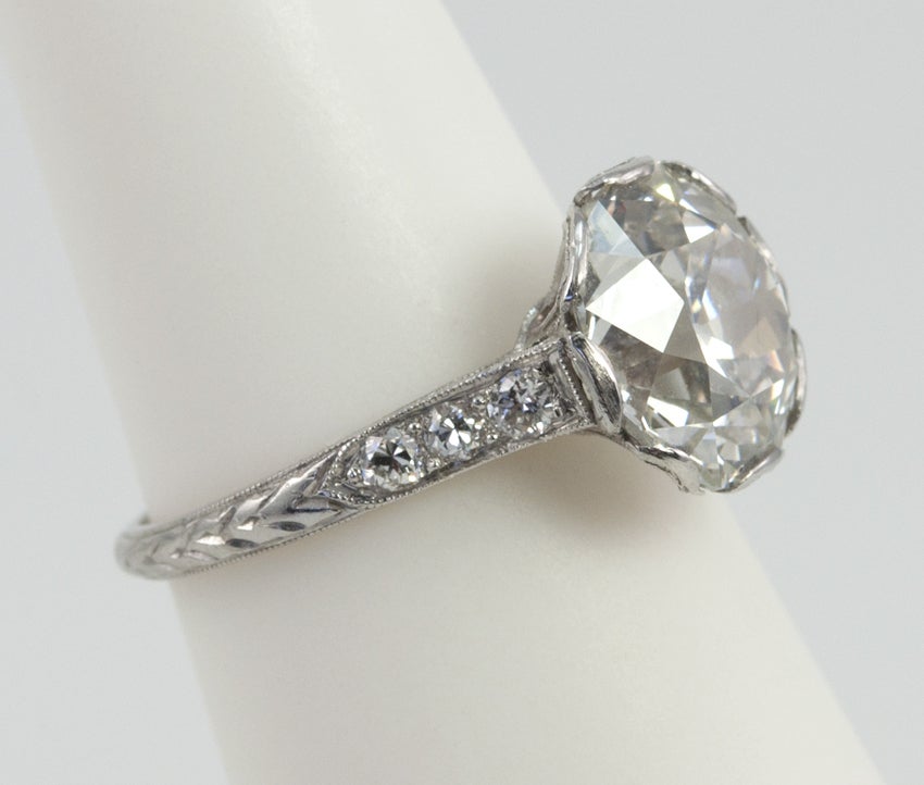 Women's 3.95ct Old European Cut Diamond Ring