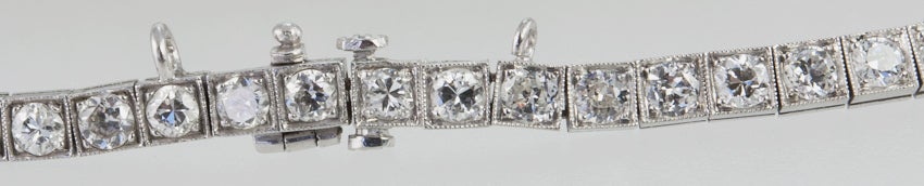 Art Deco Diamond Brooch with Necklace Attachment For Sale 7