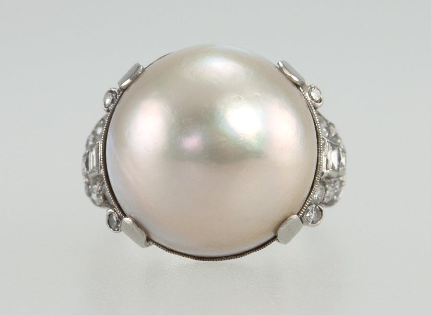 deco pearl ring deco pearl ring at 1stdibs deco pearl ring deco pearl ring at 1stdibs