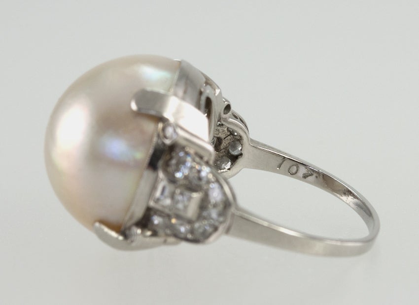 deco pearl ring deco pearl ring at 1stdibs deco pearl ring deco pearl ring at 1stdibs