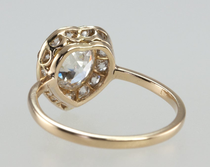 Heart Shape Diamond Ring 3