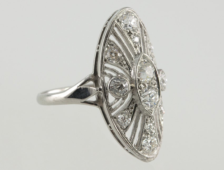 Oval Victorian Diamond Ring 3