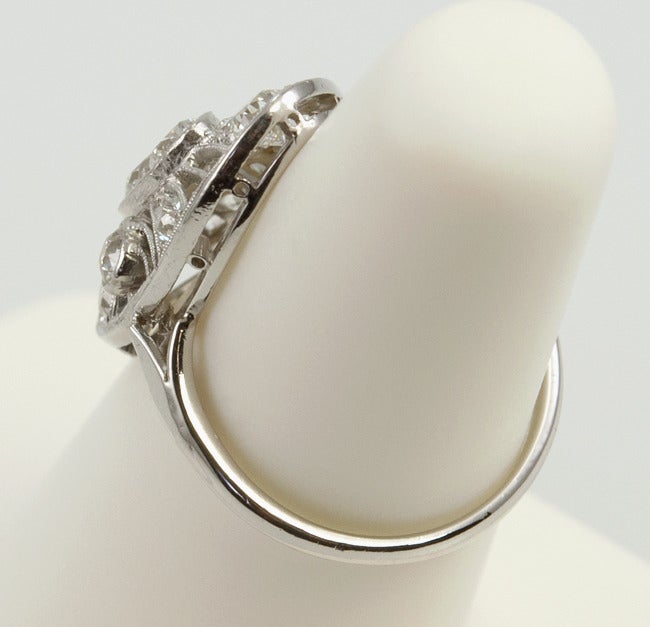 Oval Victorian Diamond Ring 4