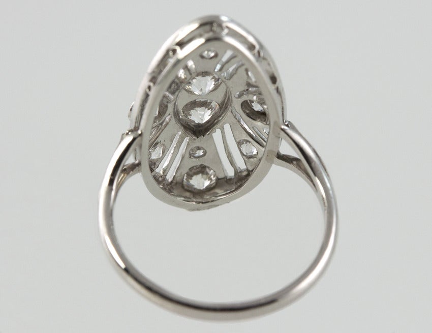 Oval Victorian Diamond Ring 5