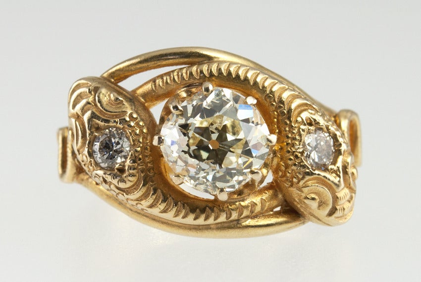Women's Victorian Snake Ring