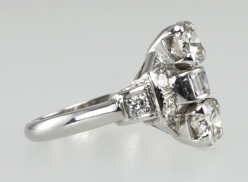Women's Twin Diamond Ring