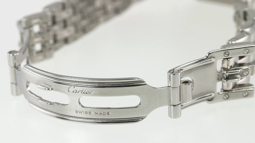 Cartier Lady's Stainless Steel Panther Wristwatch circa 1990s 3