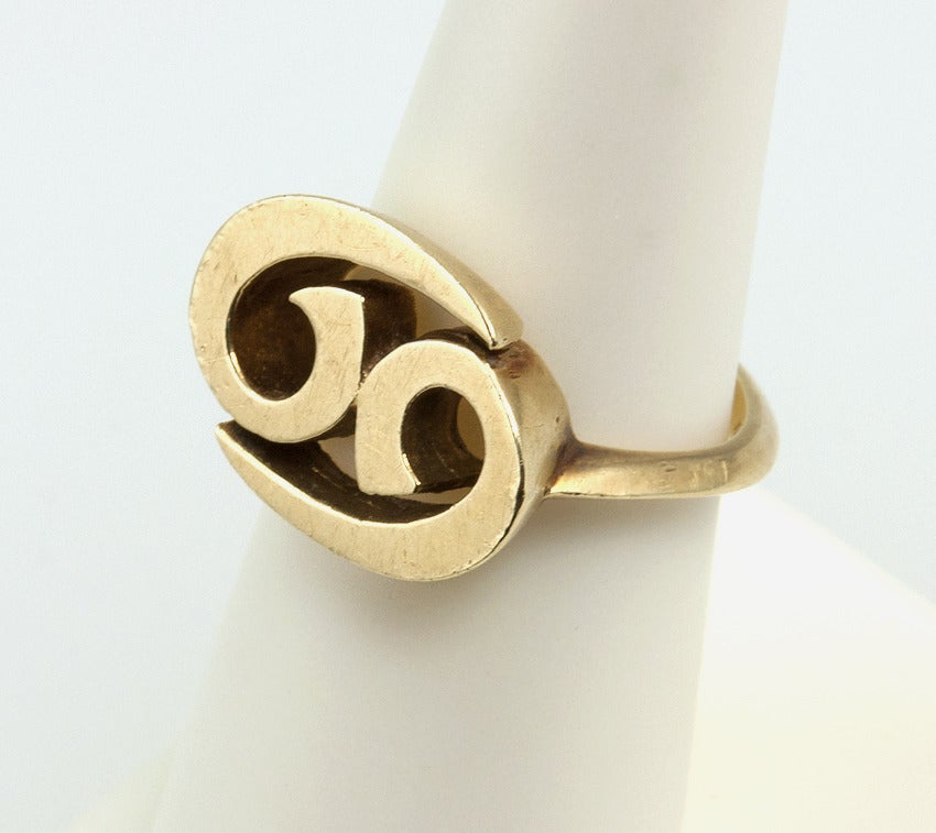 Women's CARTIER Ring For The Astrological Sign of Cancer