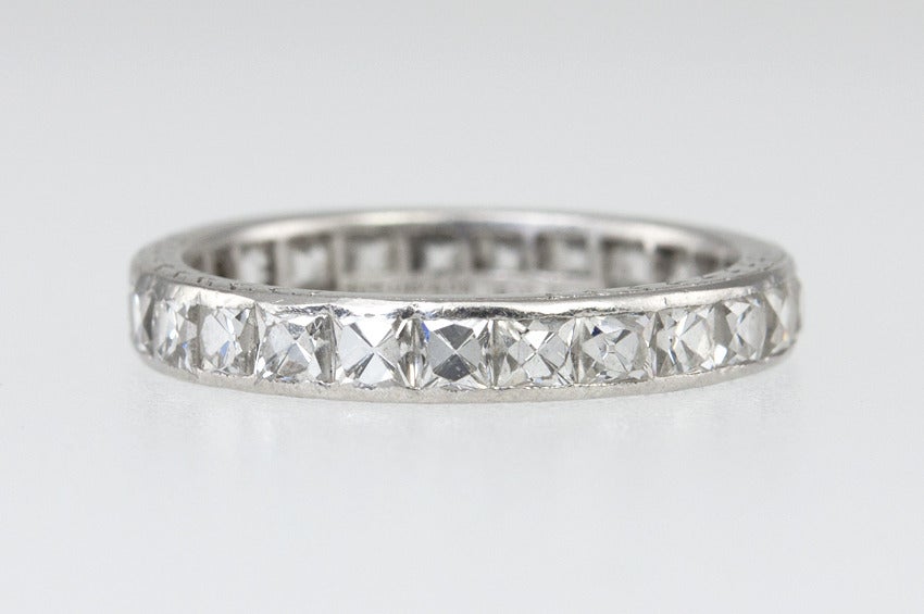 french cut eternity band
