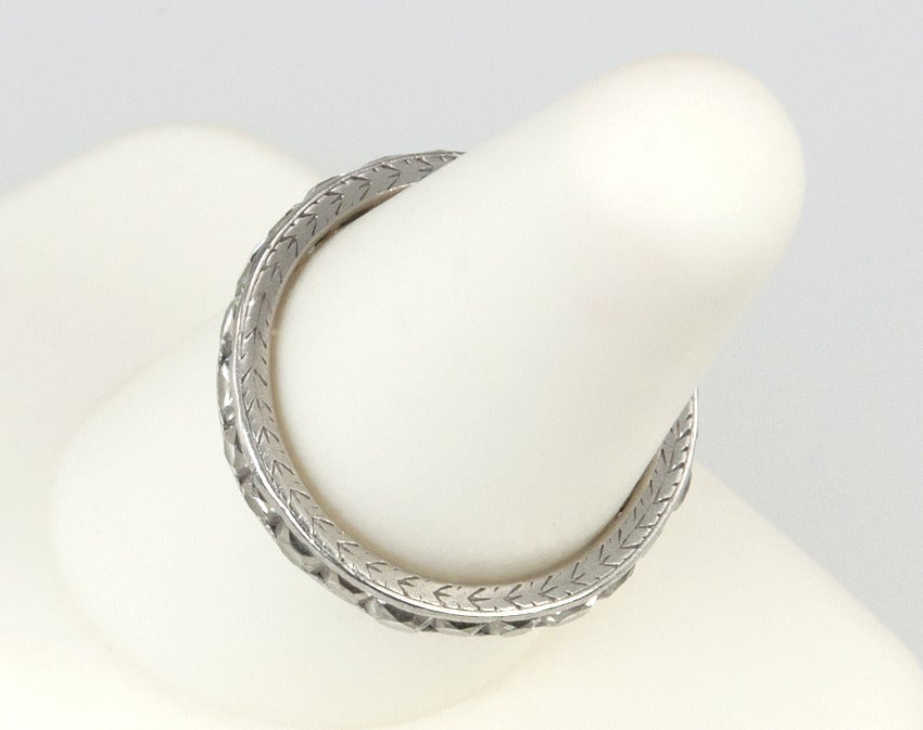 TIFFANY and CO. French Cut Diamond Eternity Band at 1stDibs | french ...