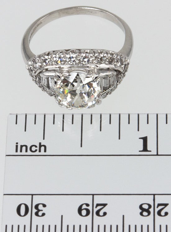Engagement Ring With .89ct. Old European Cut Diamond at 1stDibs