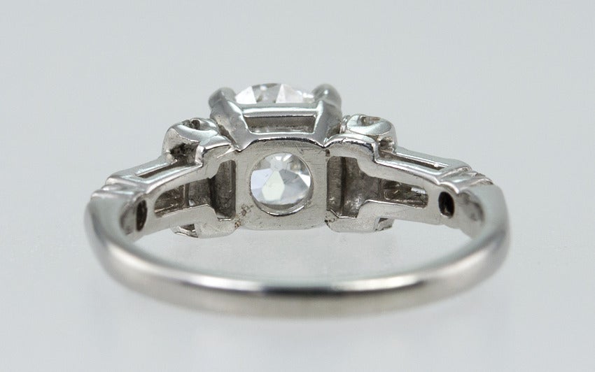 Art Deco Diamond Engagement Ring  For Sale 6