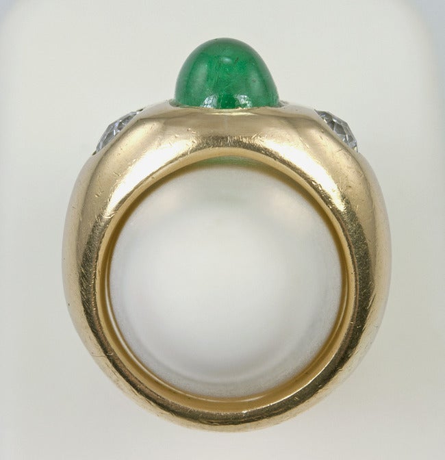 Victorian Emerald and Diamond Ring 2