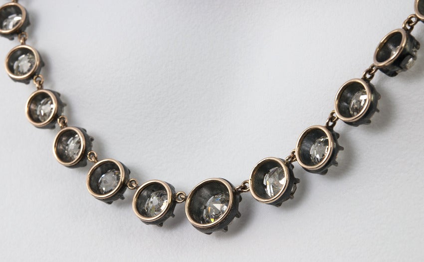Georgian Inspired Diamond Necklace 2