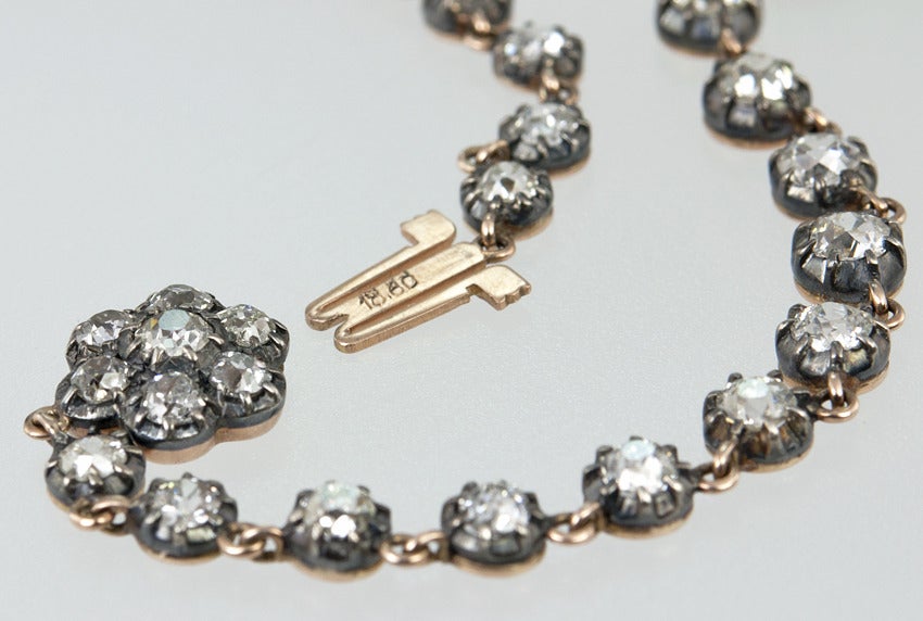 Georgian Inspired Diamond Necklace 4