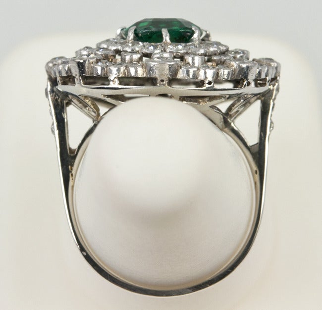 Edwardian Emerald And Diamond Ring 4