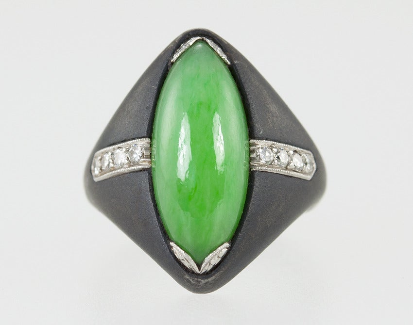 Women's MARSH Jade Diamond Ring in Steel