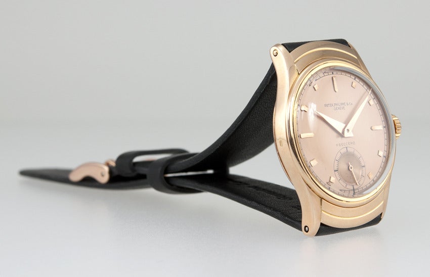 Patek Philippe Rose Gold Freccero Wristwatch circa 1930's In Good Condition In Los Angeles, CA