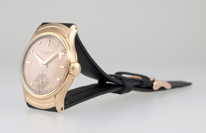 Women's or Men's Patek Philippe Rose Gold Freccero Wristwatch circa 1930's