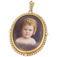 Victorian Portrait pendant