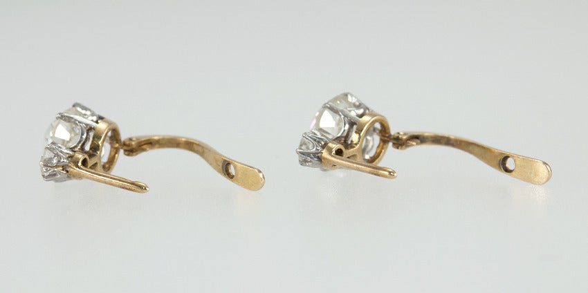 Victorian Diamond Earrings For Sale 5
