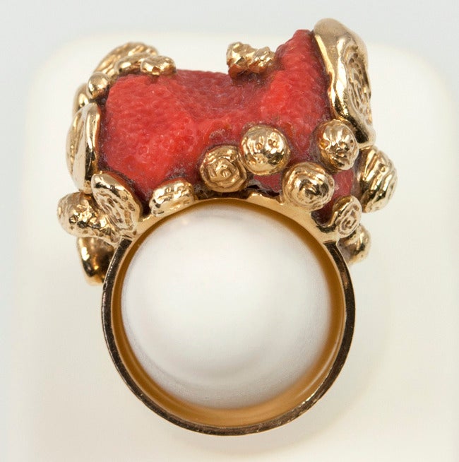 Cartier Coral Ring 6