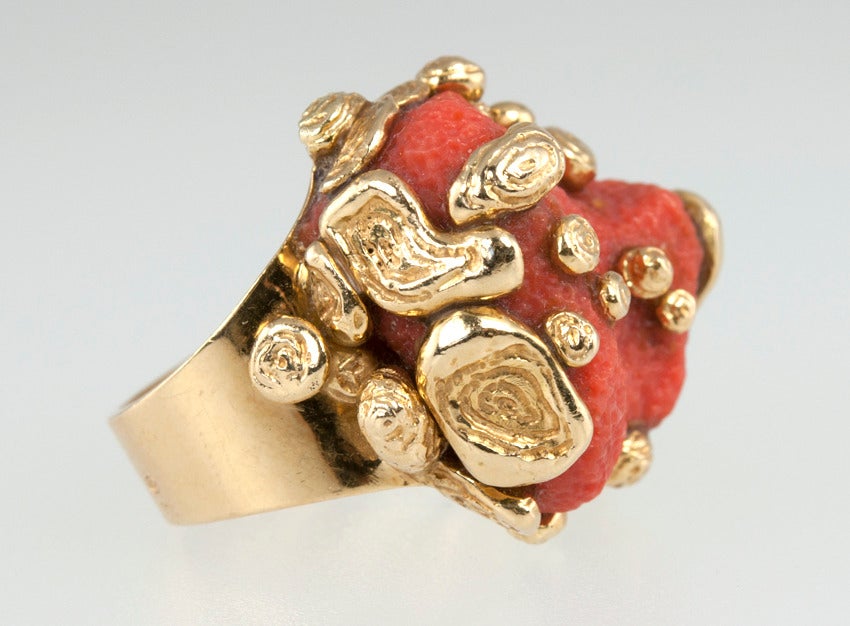 Cartier Coral Ring 1