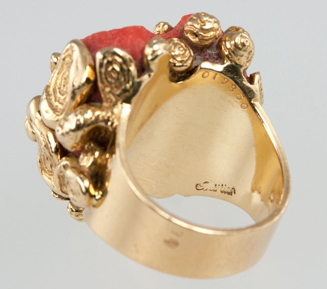 Cartier Coral Ring 2