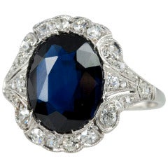 Vintage Edwardian Sapphire Ring