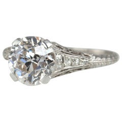 2.00 Carat Art Deco Engagement Ring