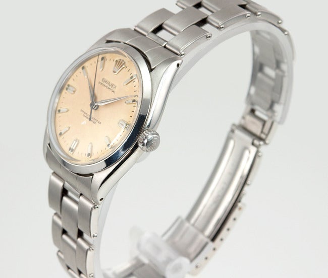 Rolex Stainless Steel Oyster Perpetual Wristwatch circa 1958 3