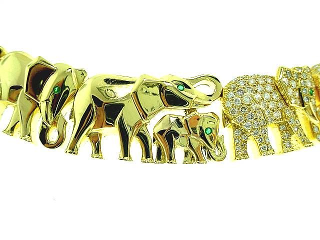 cartier elephant necklace