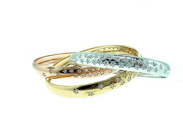 Fabulous  CARTIER  Diamond  Trinity  Bracelet