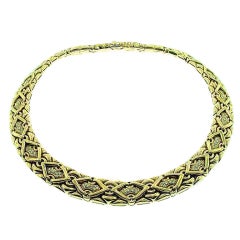 BULGARI   Diamond  Trika  Necklace