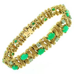 VAN  CLEEF  &  ARPELS  Turquoise  Diamond  Bracelet