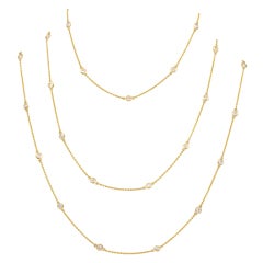 TIFFANY Peretti Diamonds by the Yard Necklace 38"