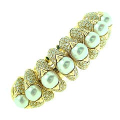 Bulgari Celtaura Pearl Diamond Bracelet 12