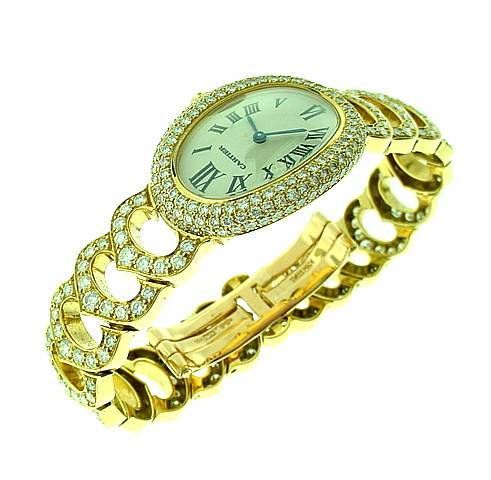 Women's CARTIER  BAIGNOIRE   Diamond  Watch ,  Limited  Edition