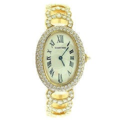 CARTIER  BAIGNOIRE   Diamond  Watch ,  Limited  Edition