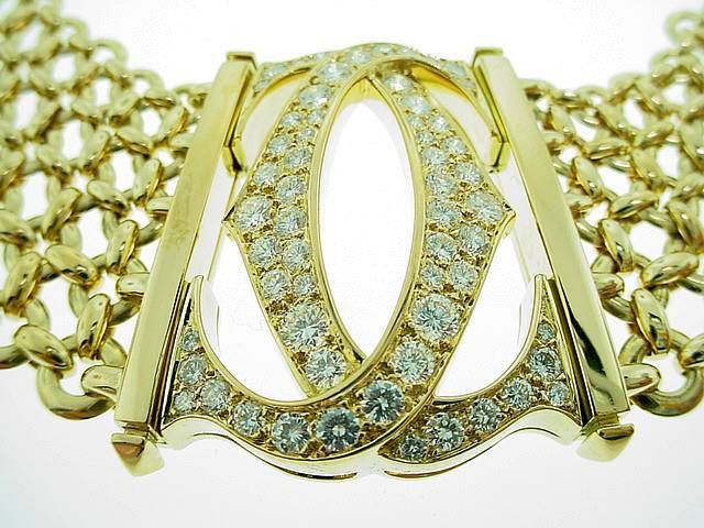 Cartier Diamond Signature C Necklace
